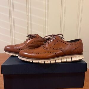 Cole Haan Men’s Zerogrand Leather Wingtip Oxford Size 10